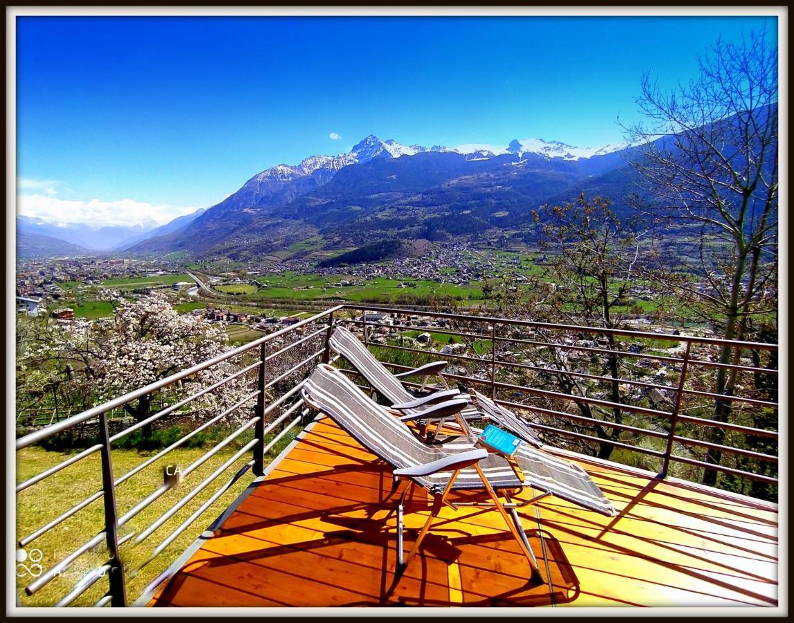 Atmosfera E Vista Mozzafiato Chalets Aosta Eksteriør bilde