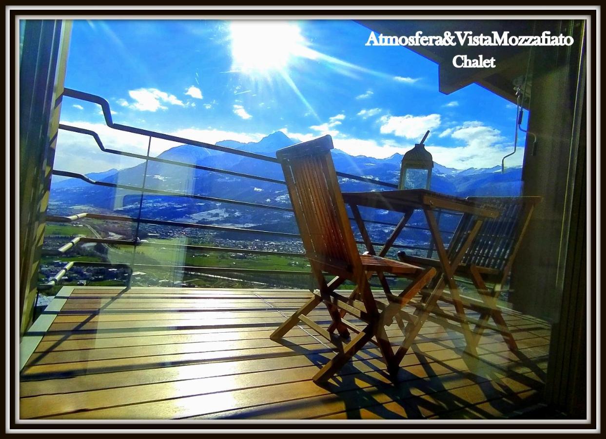 Atmosfera E Vista Mozzafiato Chalets Aosta Eksteriør bilde