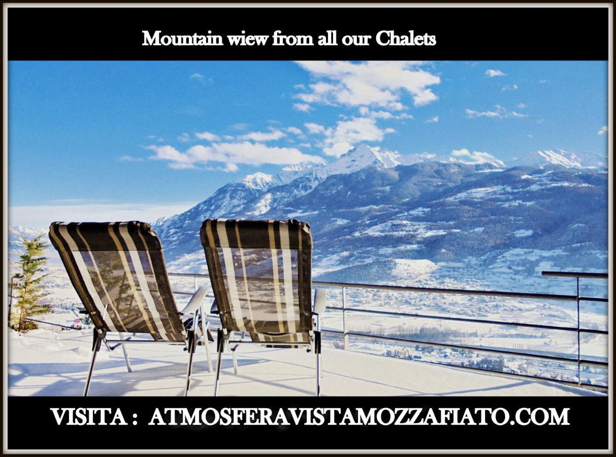 Atmosfera E Vista Mozzafiato Chalets Aosta Eksteriør bilde